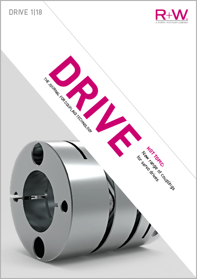 Cover page R+W customer magazine DRIVE 01|18