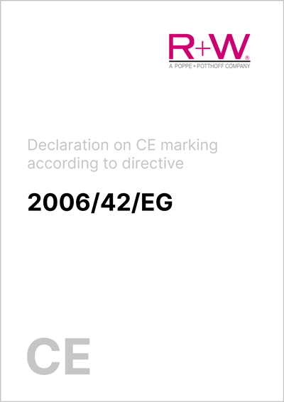 R+W Declaration on CE labeling